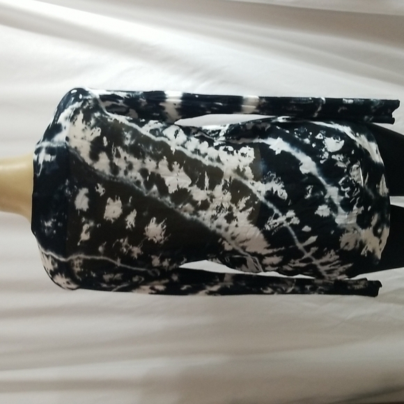 YOUNG FABULOUS & BROKE TYE DYED LS SHIRT SIZE XS"BLK-WHTE - Picture 4 of 8